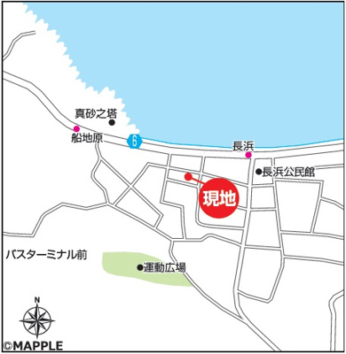 【地図】 | 読谷村長浜Ⅳ（全2棟）1号棟 | 地図♪