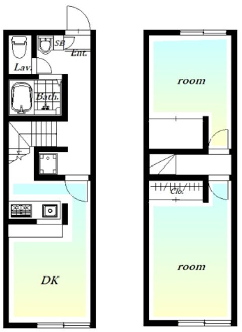 レオパレス東の間取り