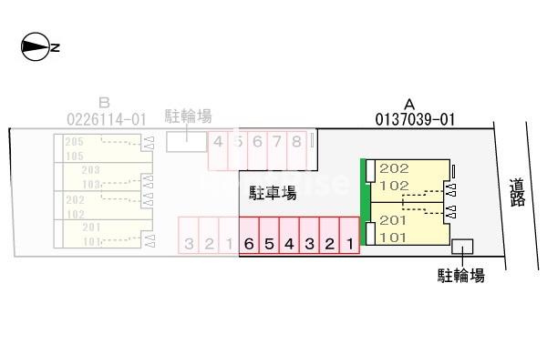 セコイアＡの駐車場|駐車場