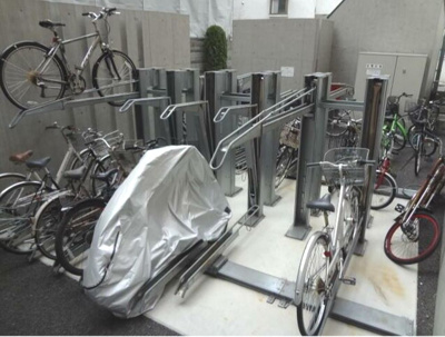 【駐車場】 | アクトフォルム江古田 | 敷地内に自転車置き場があります(^^)/