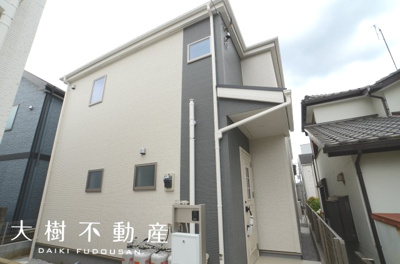 【外観】 | 海老名市大谷南2丁目　新築戸建て　全５棟　【仲介手数料無料】 | 建物完成しました！！内見可能です♪