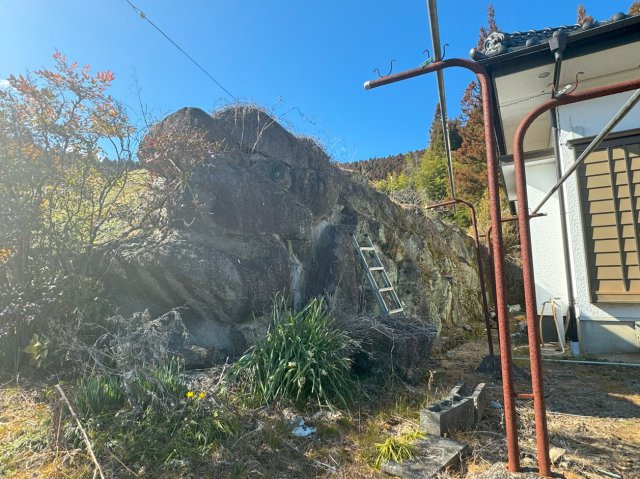 田人町旅人字木ノ下　中古一戸建ての庭