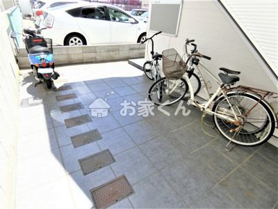 【駐車場】 | CREST COURT鷹取 | 駐輪スペース