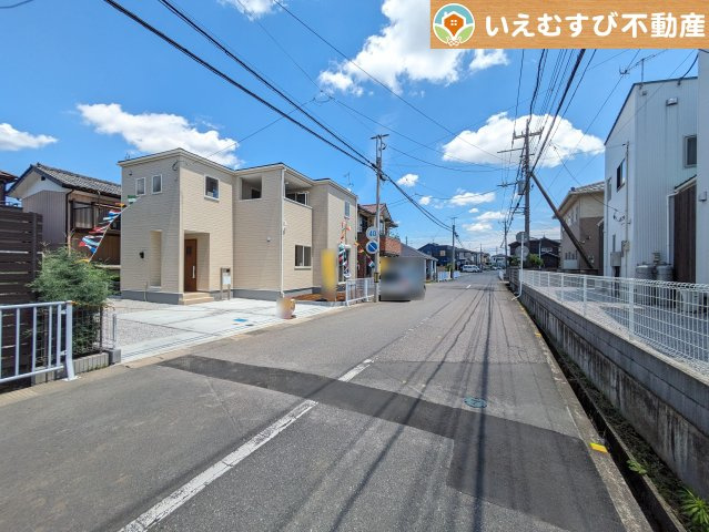 Livele Garden.S　深谷市見晴町第2の前面道路含む現地写真