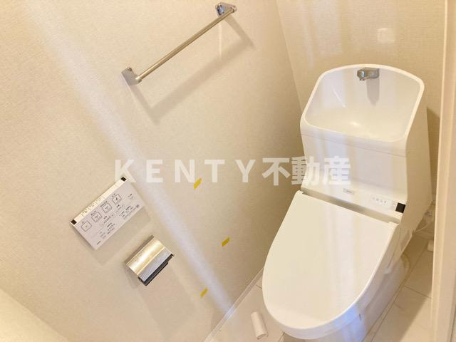 【トイレ】 | メゾンドアーク南大井 | 落ち着いたトイレです