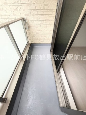 トップヒル森河内のバルコニー