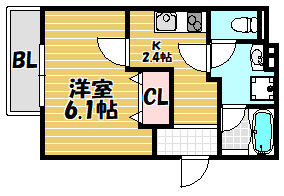 【間取り】 | ALEGRIA住道North