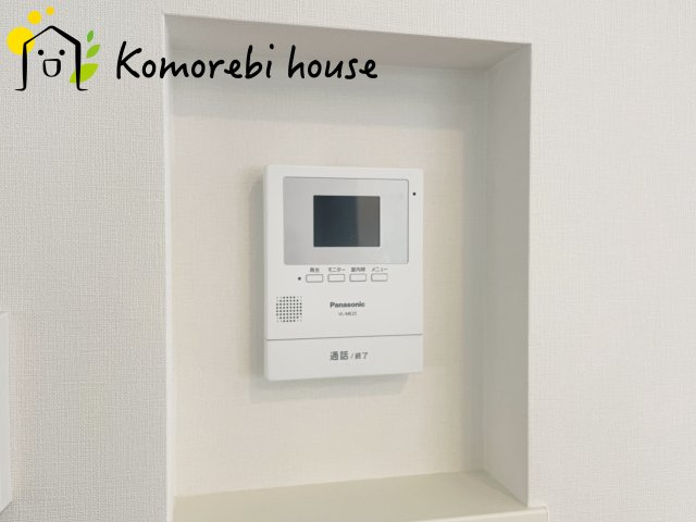 北本市宮内１丁目　新築一戸建て　セレクト花水木　02の防犯設備|来客時も画面で確認できる安心のTVモニターフォン。録画機能も付いているの安心。忙しい毎日をしっかりサポートします。