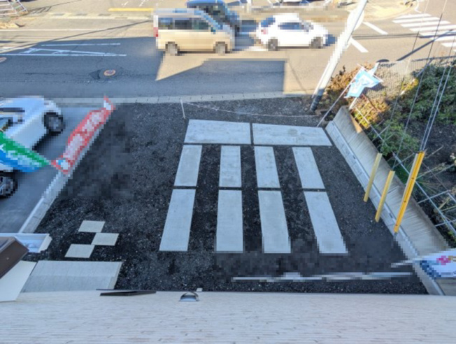 【駐車場】 | いろどりアイタウン沼田市桜町23-P1ー③ | 並列3台はOKです♪