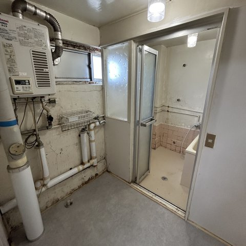 高砂ハイツD棟の洗面所