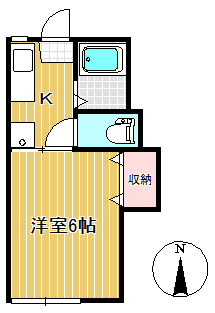 【間取り】 | ハイネスＡ棟 | 間取りは反転です