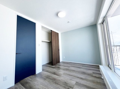 【洋室】 | 北区新琴似1-6 新築後未使用 RC造 | 3階7帖洋室・収納便利で開放的な空間♪