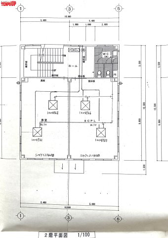 天白区池場１丁目貸店舗の区画図
