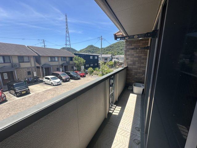 アピアス姫路のバルコニー