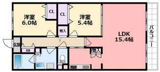 【間取り】 | 甲子園三番町ハイツ