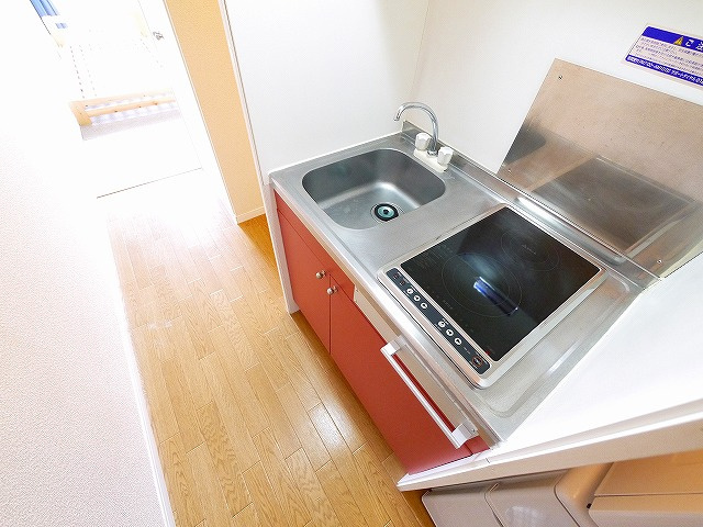 レオパレス秋桜のキッチン|お料理しやすいキッチンです