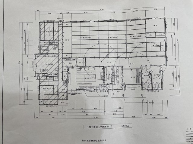 料理店舗の間取り