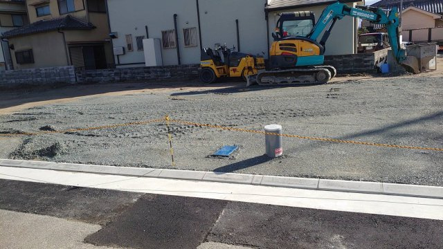 尾上町長田建築条件なし売土地の外観|①号地付近