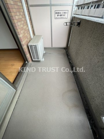 ラルテ中津のバルコニー|バルコニー付きです