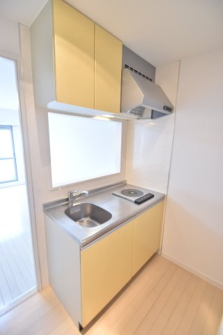 大阪市都島区都島本通３丁目の賃貸マンションのキッチン