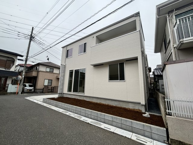 越谷市平方新築戸建て　全1棟の外観