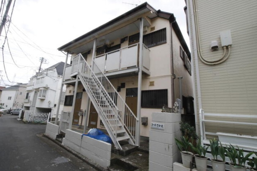 調布市富士見町１丁目のアパートの外観