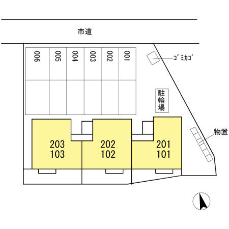 ウィルモアARの区画図