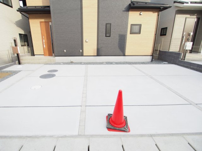 【駐車場】 | Blooming　Garden　本宮市青田孫市　7号棟