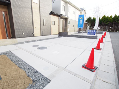 【駐車場】 | Blooming　Garden　本宮市青田孫市　7号棟