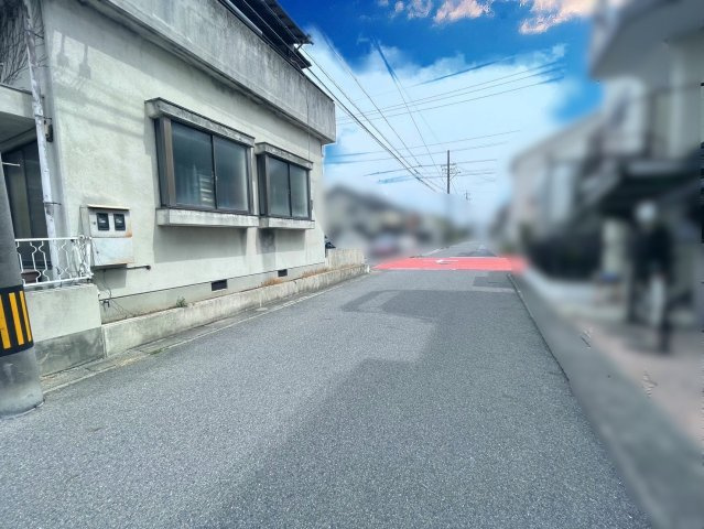 長久手市上川原土地の前面道路含む現地写真
