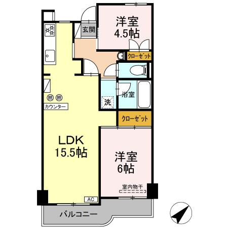 パールマンションの間取り
