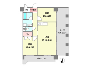 深江67番館の間取り