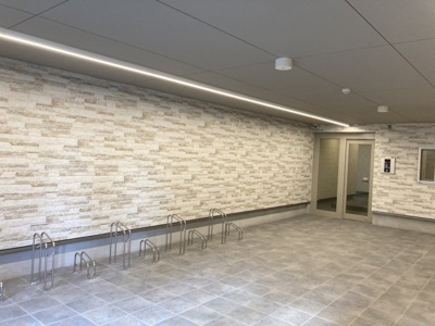 【その他共用部分】 | イーストコート東山　205号室 | 屋内の自転車置場で雨の日も安心です♪
