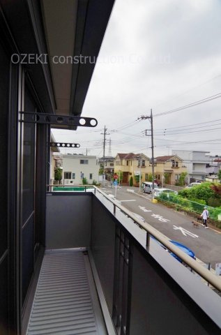 モナ・ミストラル越谷のバルコニー