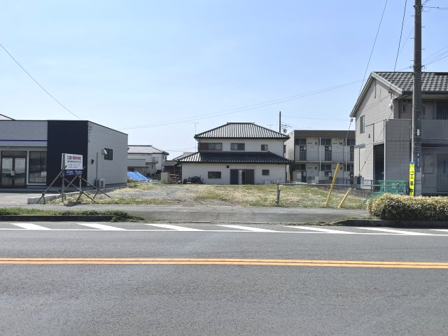 【外観】 | 鹿沼市西茂呂一丁目 【店舗・事務所用地】 建築条件付き | 北側道路から撮影