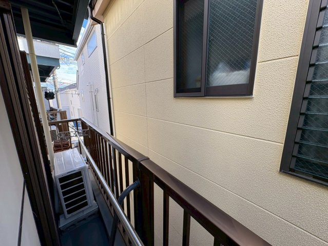 ハイツオークラしのはらのバルコニー