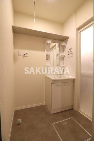 プロスパー2の洗面所|2024年撮影。現況と異なる場合がございます。