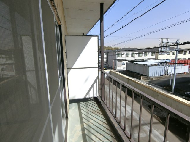 和光ハイツのバルコニー
