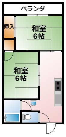 和光ハイツの間取り