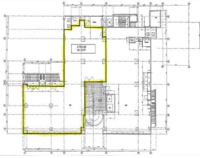 大阪市中央区西心斎橋１丁目の店舗事務所