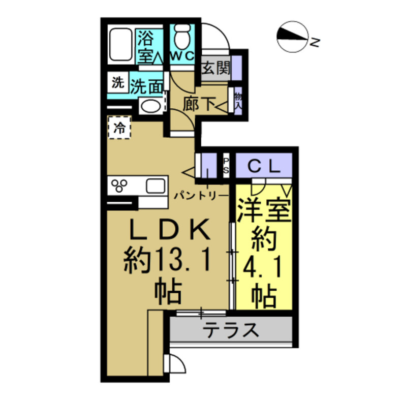 レジデンス柊山の間取り