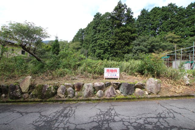 高島市マキノ町白谷　建築条件無し売土地の前面道路含む現地写真