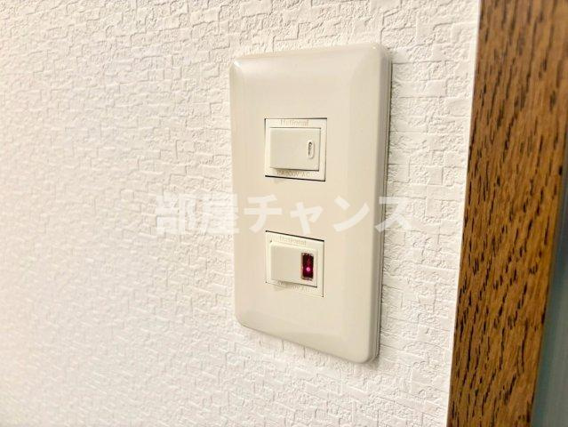 サンパティーク東片端のエントランス