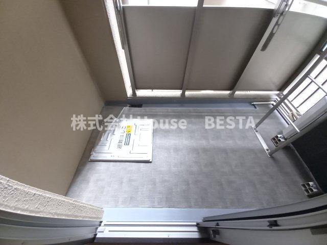 アスヴェル神戸元町Ⅱのバルコニー