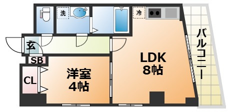 アドモリモト元町通の間取り