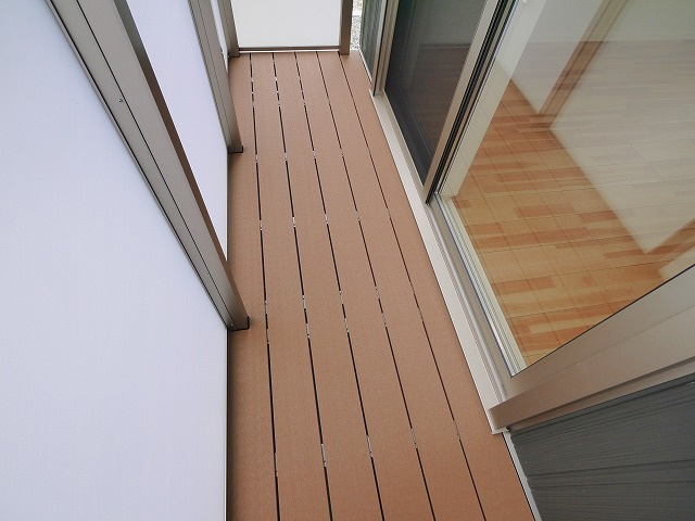 ｙａｋｕｓｉ京　Ａのバルコニー|広々としたバルコニーです