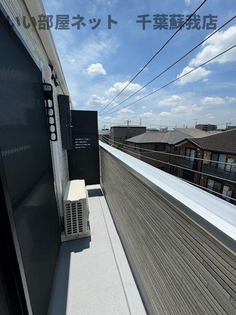 eclat蘇我のバルコニー|お洗濯にも便利なバルコニー付き