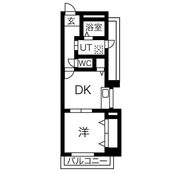 グレードタイム六甲の間取り