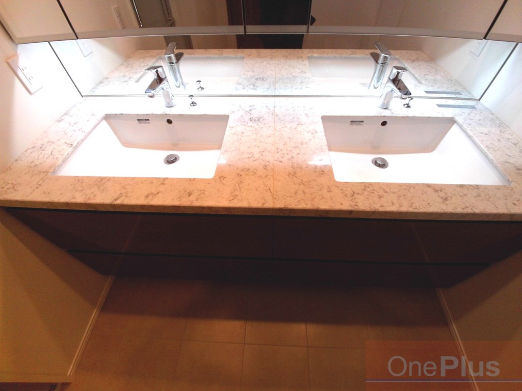 ザ・パークハウス芦屋川の独立洗面台