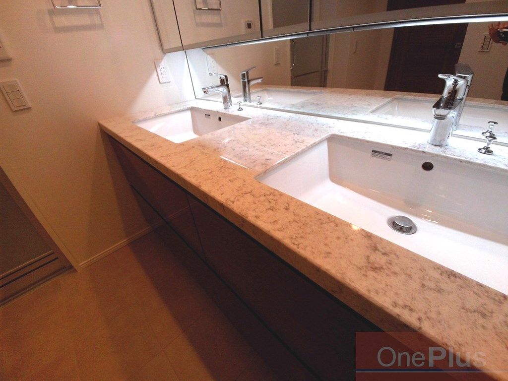 ザ・パークハウス芦屋川の独立洗面台